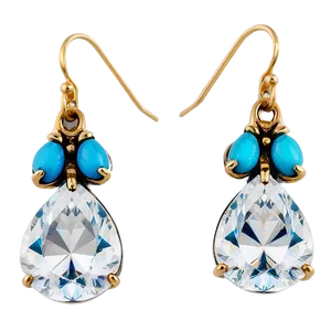 Tiffany Teardrop Earrings Png 45 PNG Image