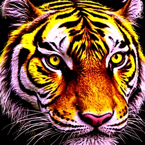 Tiger Eyes In The Jungle Png Fdx PNG Image