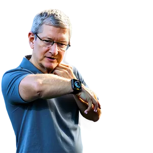 Tim Cook Apple Watch Png 10 PNG Image