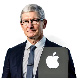 Tim Cook In Apple Park Png 06252024 PNG Image