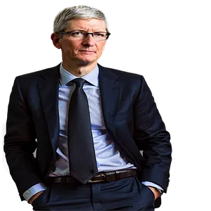 Tim Cook In Office Png 06252024 PNG Image