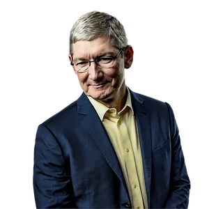 Tim Cook Portrait Png 06252024 PNG Image