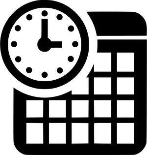 Timeand Calendar Icon PNG Image