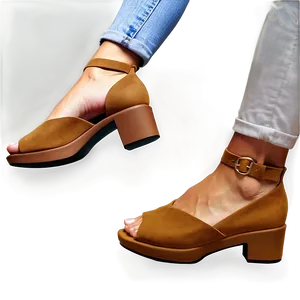 Timeless Tan Heels Png Ohf PNG Image