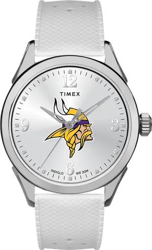 Timex Watchwith Vikings Logo PNG Image