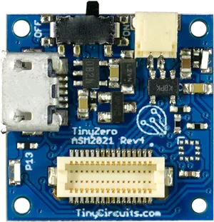 Tiny Zero Microcontroller Board Rev1 PNG Image