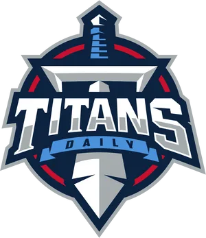 Titans Daily Logo Graphic PNG Image