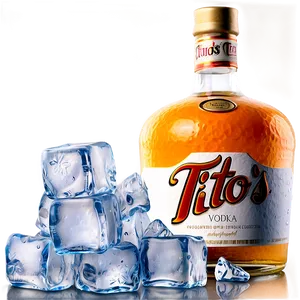 Tito's Vodka On Ice Png 80 PNG Image