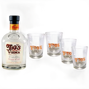 Tito's Vodka Shot Png Pqr PNG Image