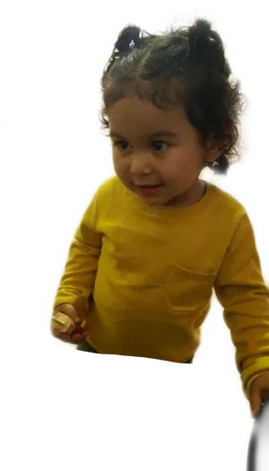 Toddlerin Yellow Sweater PNG Image