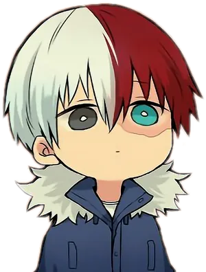 Todoroki Shoto Anime Character PNG Image