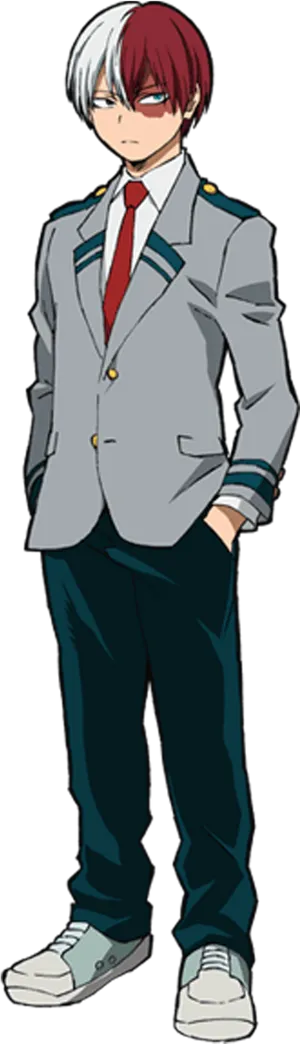 Todorokiin School Uniform PNG Image