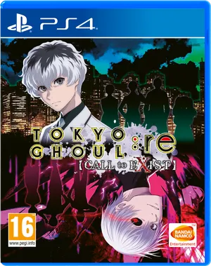 Tokyo Ghoul Callto Exist P S4 Cover Art PNG Image