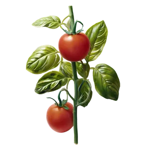 Tomato Basil Leaves Png Tfd PNG Image