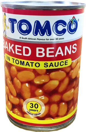 Tomco Baked Beansin Tomato Sauce Can PNG Image