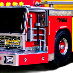 Tonka Fire Truck Detailed Image Png Fcn PNG Image