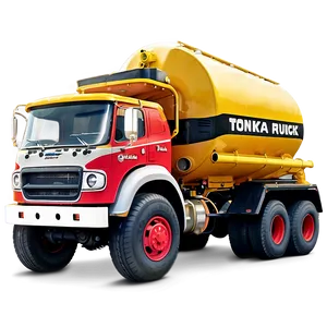 Tonka Tanker Truck Illustration Png 6 PNG Image