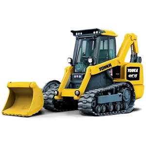 Tonka Truck Loader And Excavator Png Xja PNG Image