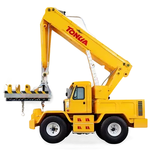 Tonka Truck With Crane Attachment Png 37 PNG Image