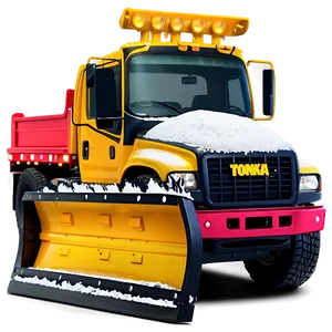 Tonka Truck With Snow Plow Png Soy41 PNG Image