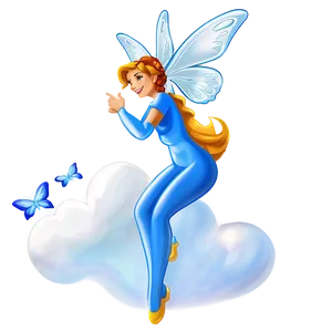 Tooth Fairy On Cloud Png Cno PNG Image