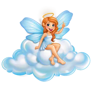 Tooth Fairy On Cloud Png Jwa PNG Image