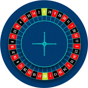 Top Down Viewof Roulette Wheel PNG Image