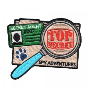 Top Secret Spy Patches PNG Image