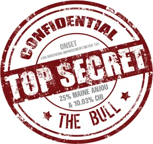 Top Secret Stamp Graphic PNG Image