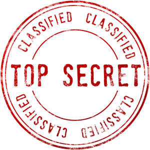 Top Secret Stamp Red Background PNG Image