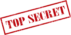 Top Secret Stamp Red Background PNG Image