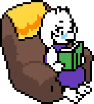 Toriel Undertale Pixel Art PNG Image