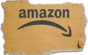 Torn Amazon Cardboard Logo PNG Image