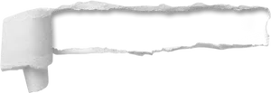 Torn Paper Edge Black Background PNG Image