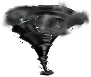 Tornado Artistic Rendering PNG Image