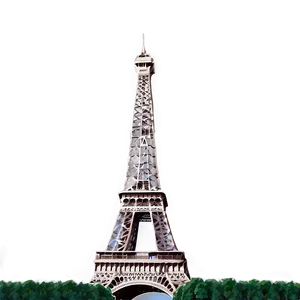 Torre Eiffel And Parisian Rooftops Png Iec67 PNG Image