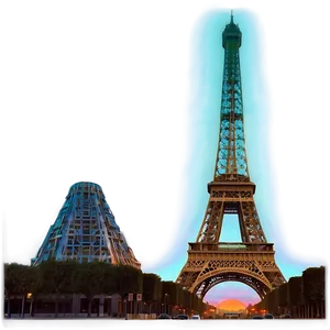 Torre Eiffel At Sunrise Png Xrm9 PNG Image