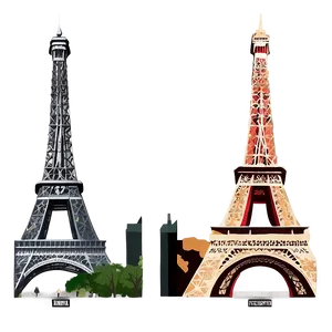 Torre Eiffel Historic Illustration Png Qkn67 PNG Image