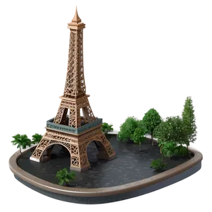 Torre Eiffel On A Rainy Day Png Uuy PNG Image