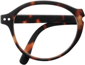 Tortoiseshell Glasses Arm PNG Image