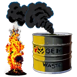 Toxic Waste Incineration Png Mii66 PNG Image