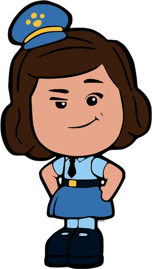 Toy Story Animated Character Stewardess Outfit PNG Image