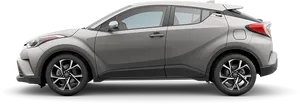 Toyota C H R Side Profile View PNG Image