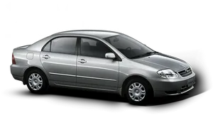 Toyota Corolla2000 Silver Sedan PNG Image