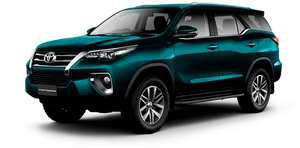 Toyota Fortuner S U V Profile View PNG Image