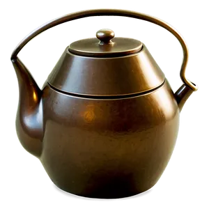 Traditional Bronze Teapot Png 06252024 PNG Image