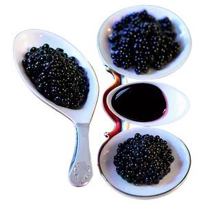 Traditional Caviar Service Png 06252024 PNG Image