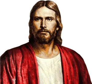 Traditional Depictionof Jesus PNG Image