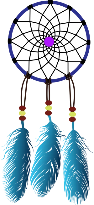 Traditional Dreamcatcher Artwork PNG Image