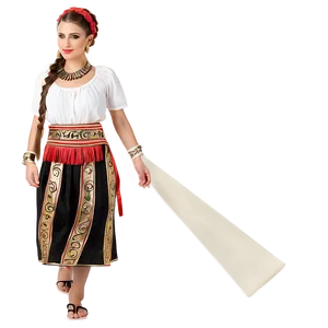 Traditional Greek Costume Png 06202024 PNG Image